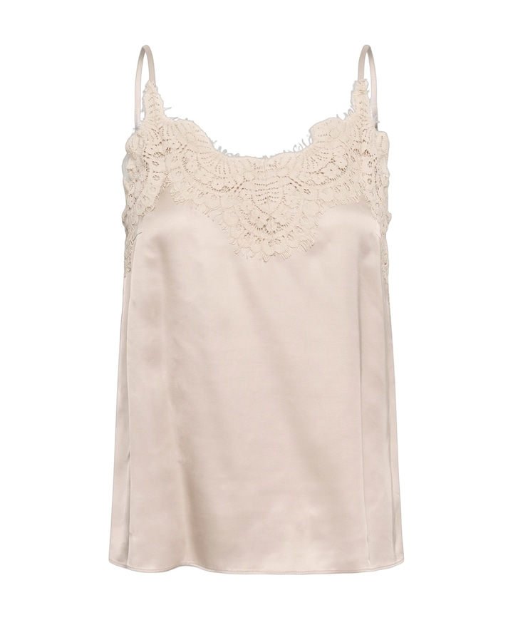 Dames top beige