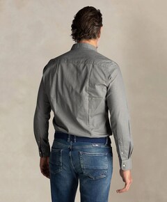 Overhemd lange mouw beige