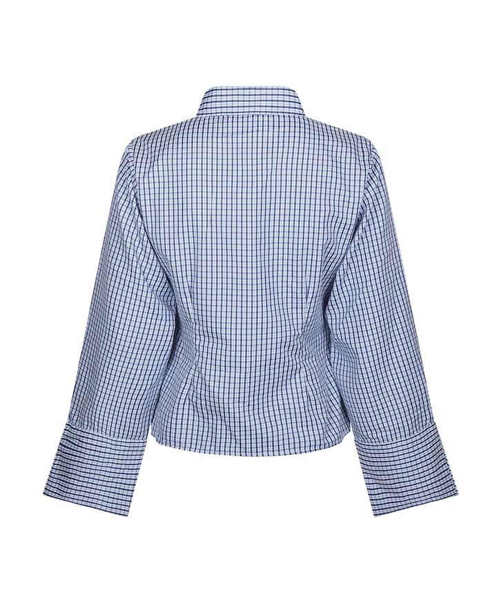 Dames blouse blauw
