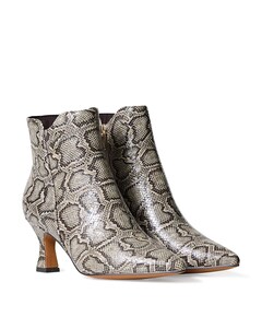 Women enkellaarzen beige