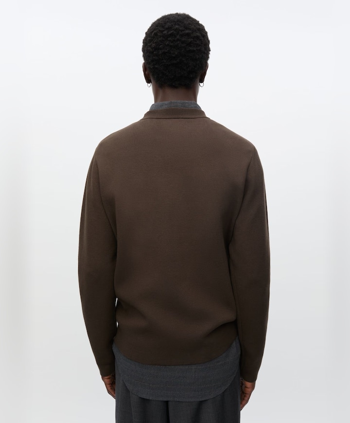 Heren sweater bruin