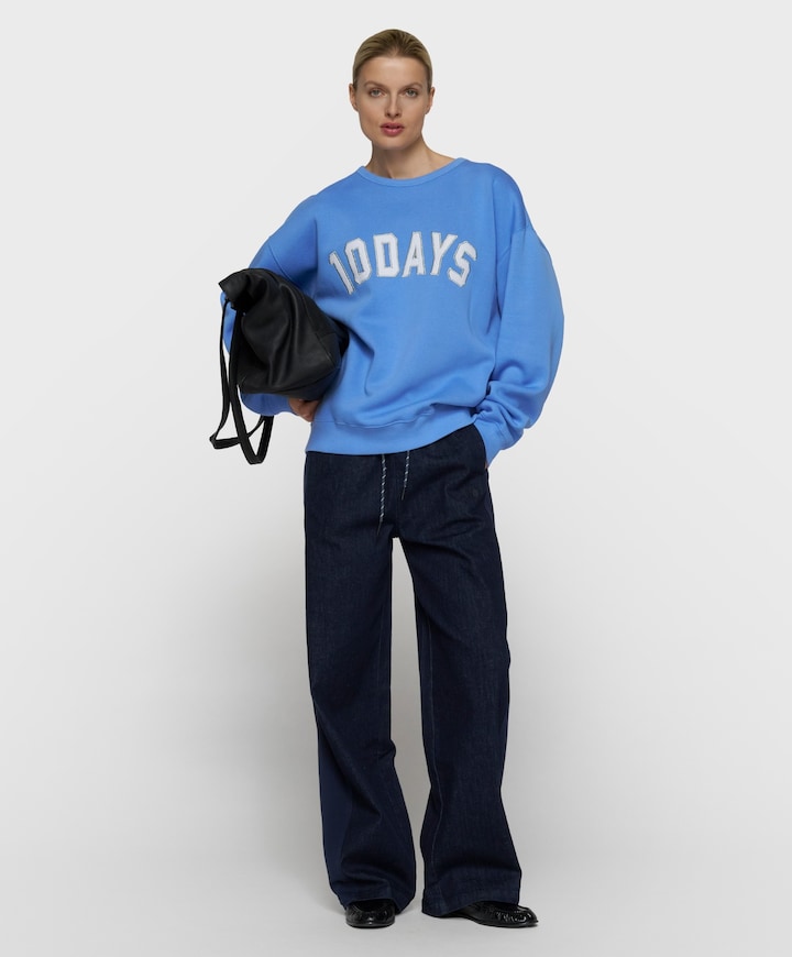 Dames sweater blauw