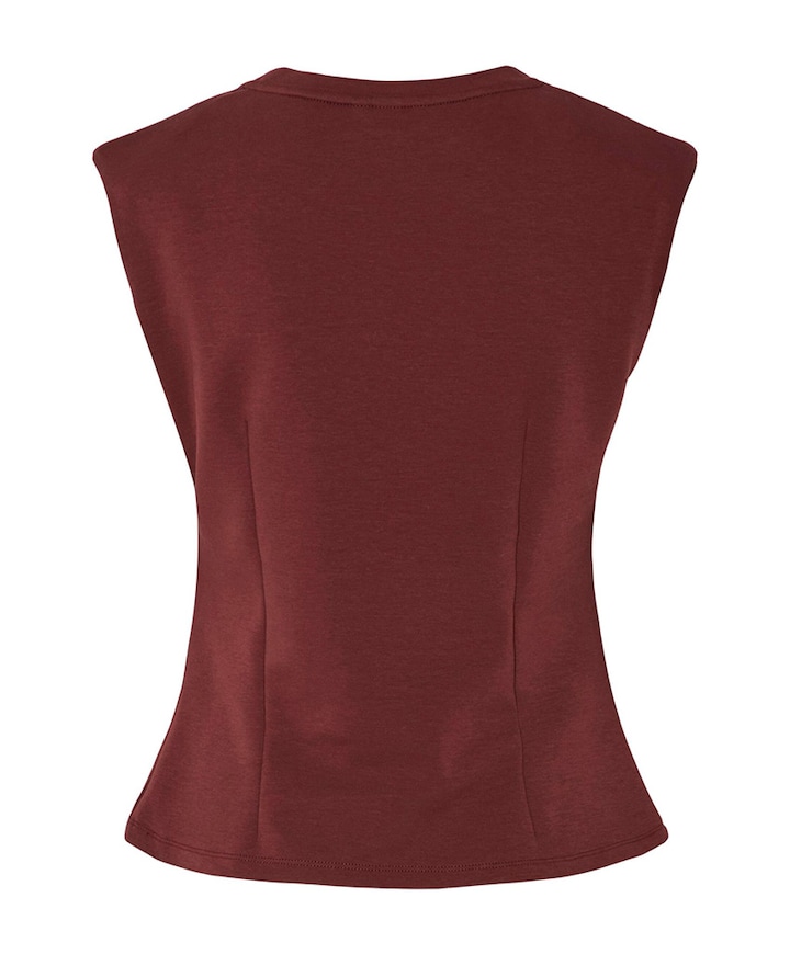 Dames top bordeaux