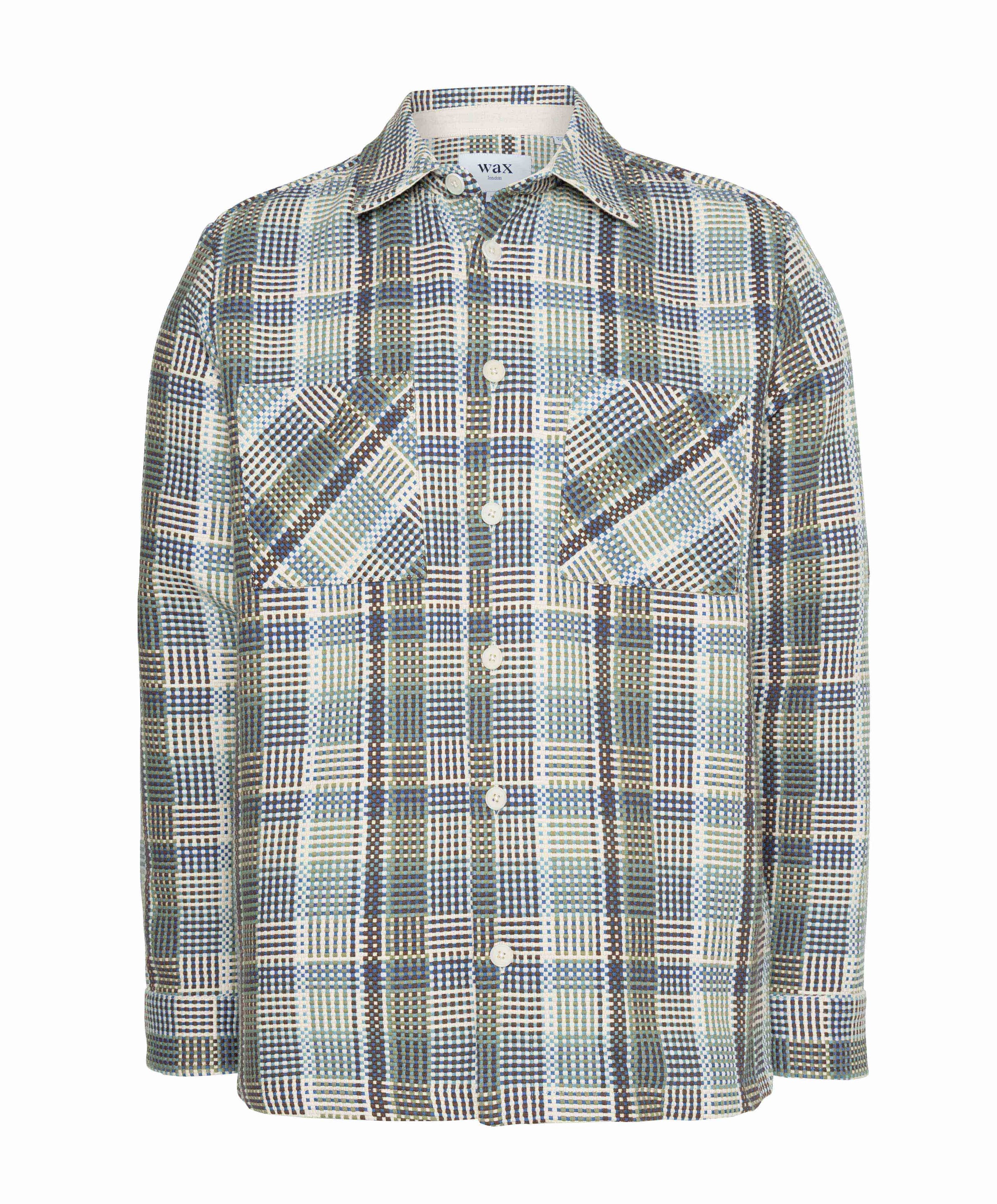 Heren overshirt groen