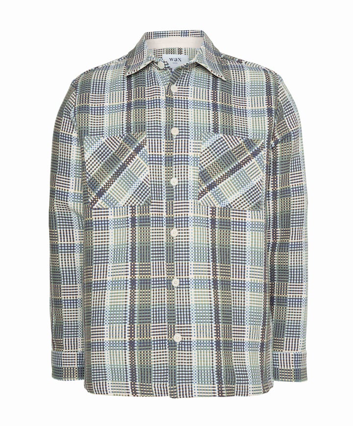 Heren overshirt groen
