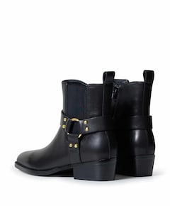 Ymani dames enkellaarzen zwart