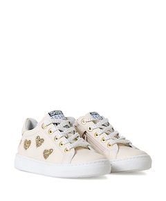 meisjes veterschoenen beige