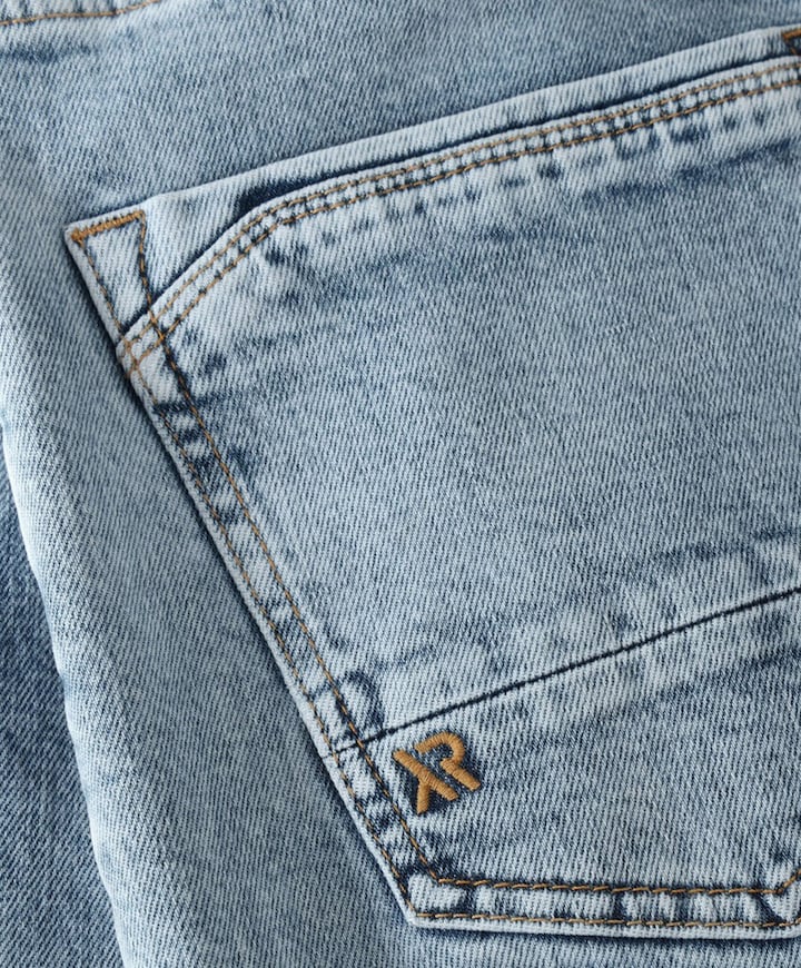 Loose Wide Fit Jeans jongens jeans blauw