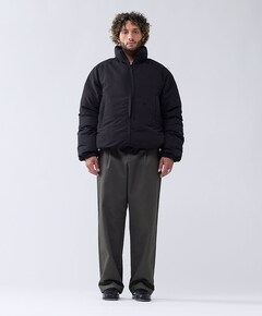 Heren omkeerbare jas zwart