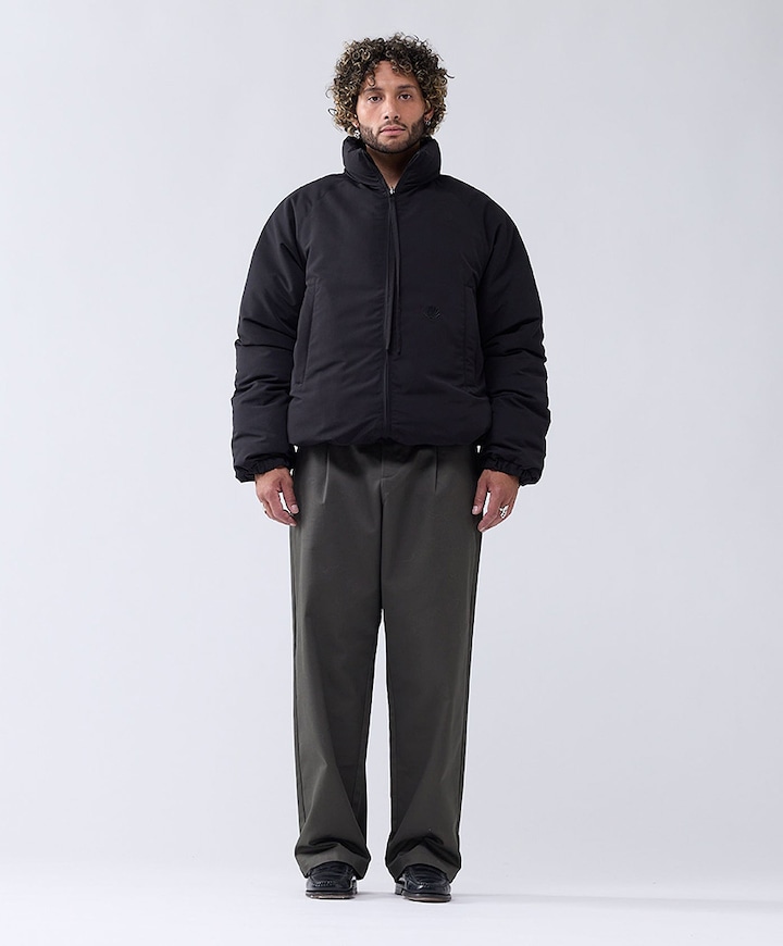 Heren omkeerbare jas zwart