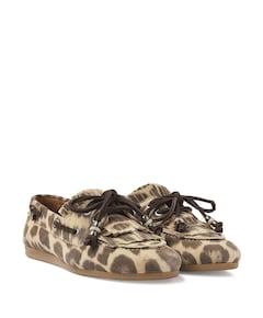 June Loua dames loafers bruin