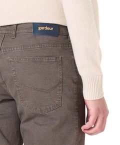 5-Pocket Modern Fit heren broek bruin