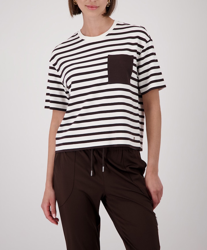 Dames T-shirt bruin