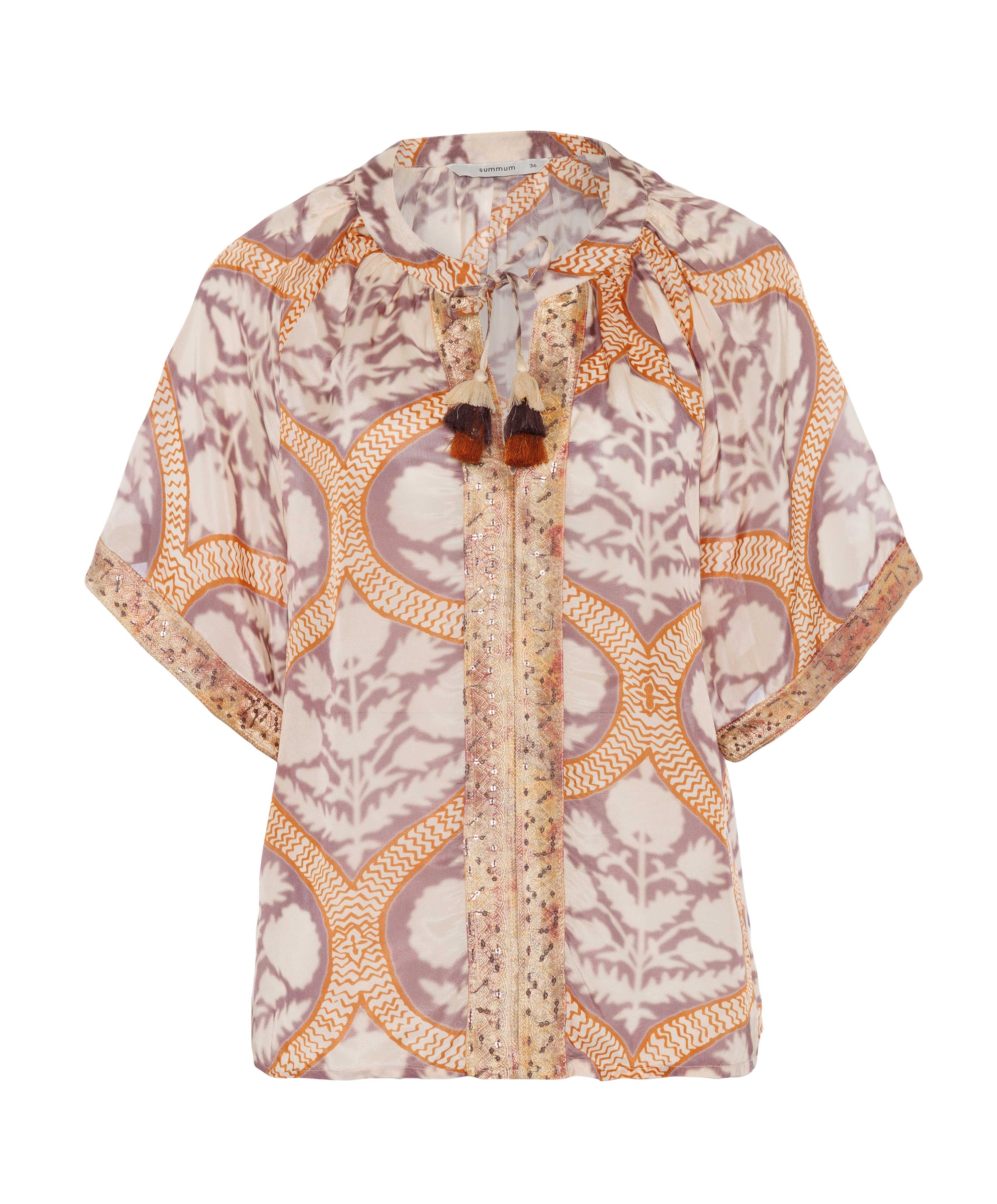 Dames blouse beige