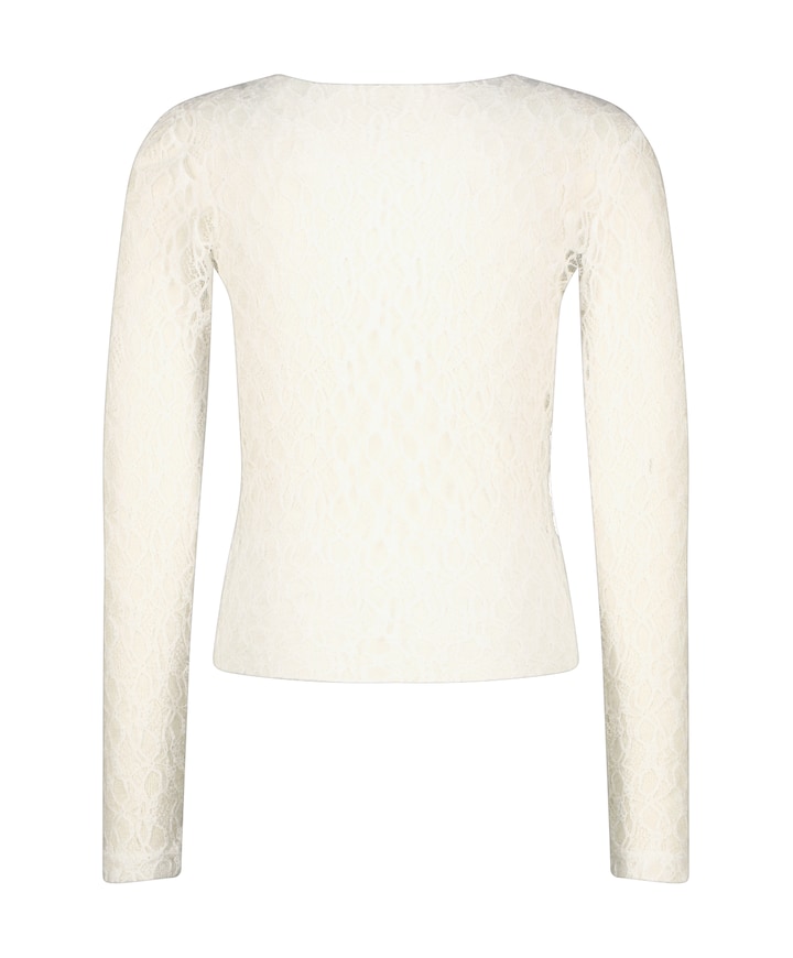 Meisjes longsleeve beige