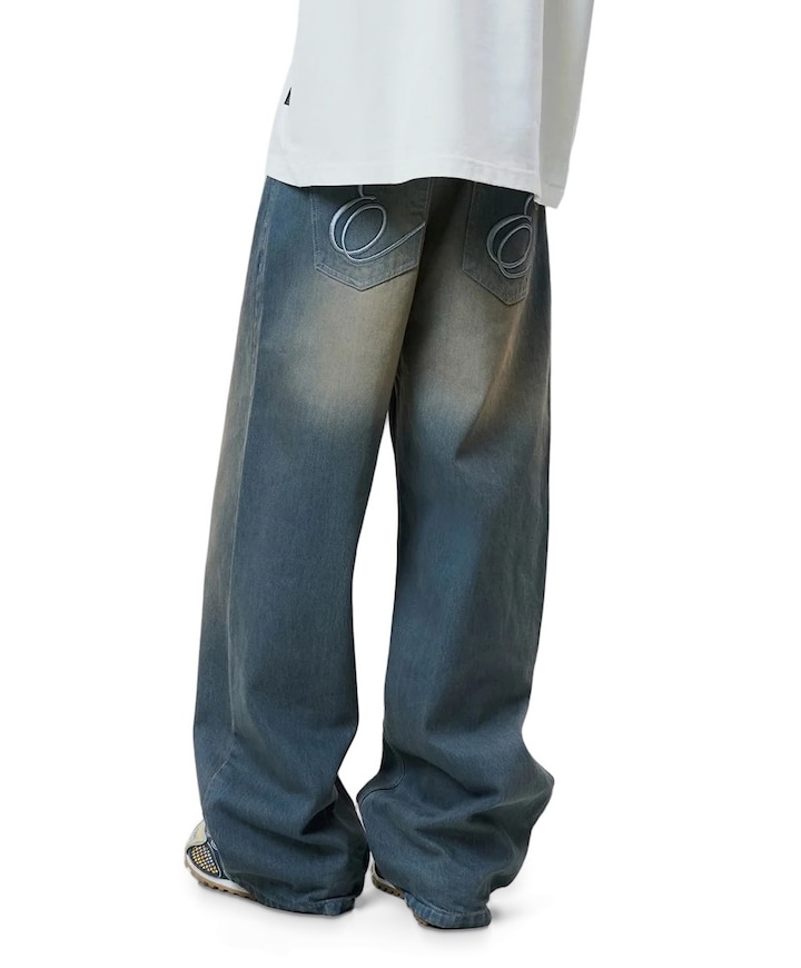 Fem baggy jeans uniseks
