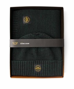 Beanie & scarf groen