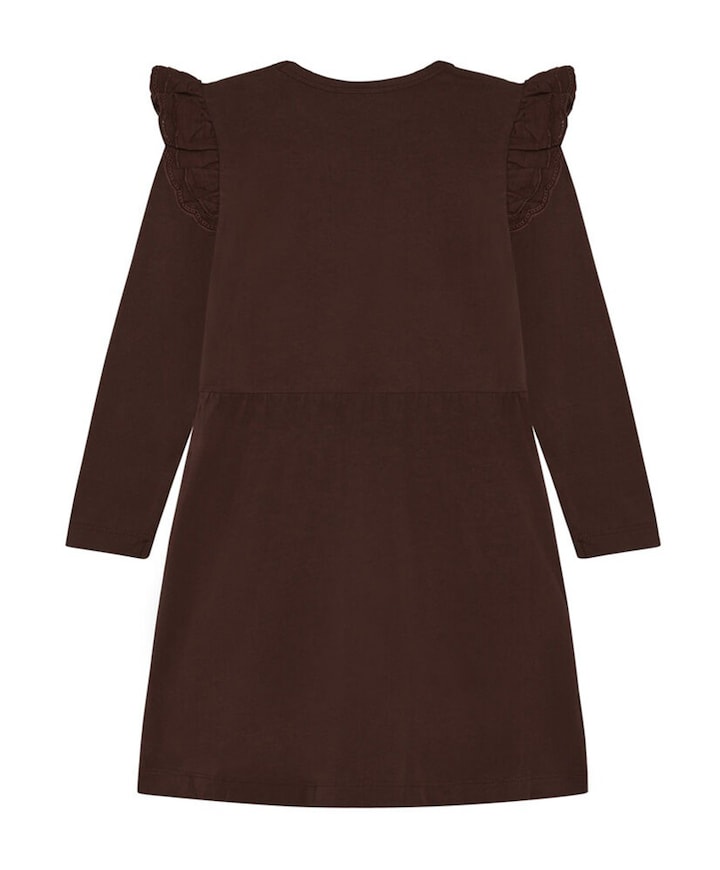 Meisjes jurk bruin