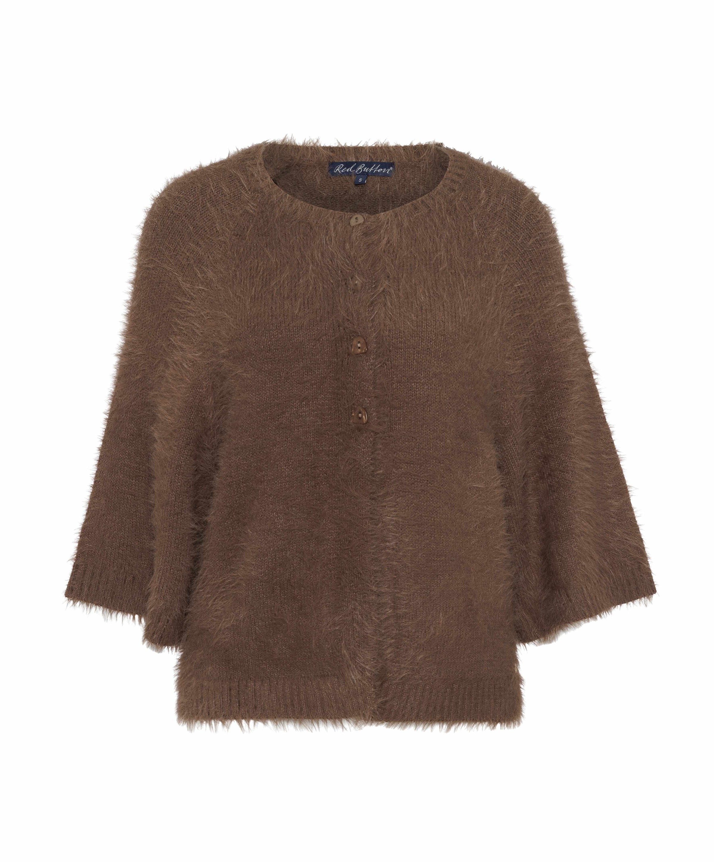 Dames vest bruin