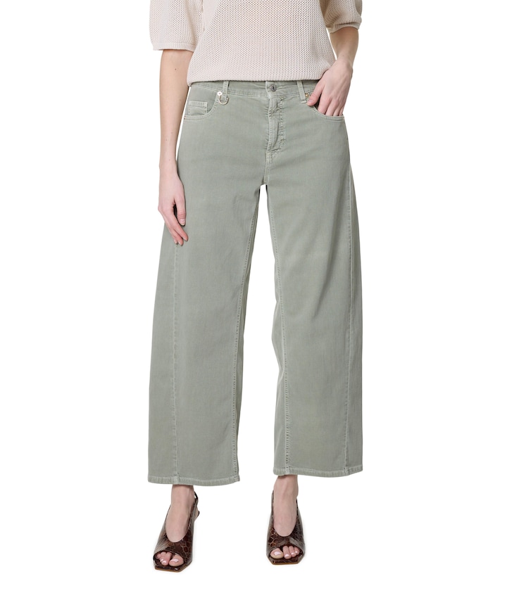 Oria dames jeans groen