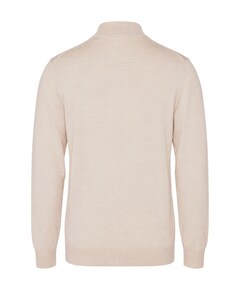 Trui met rits beige