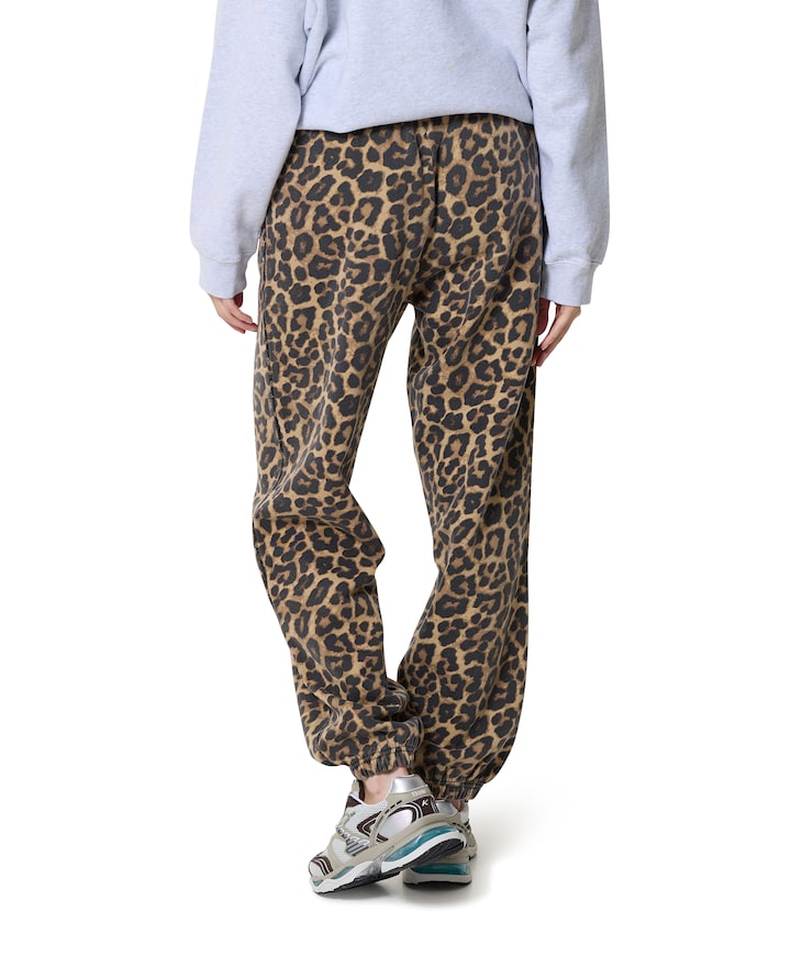 Karter jogger framed monogram dames broek bruin