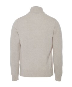 Trui met rits beige