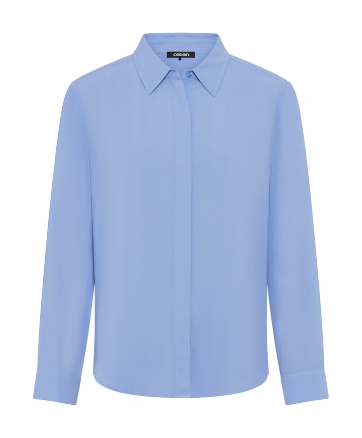 Dames blouse blauw