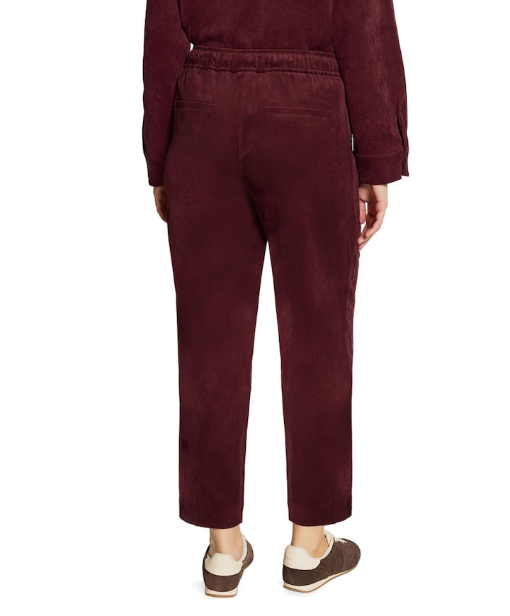 Hose Casual 7/8 LAEnge dames broek bordeaux