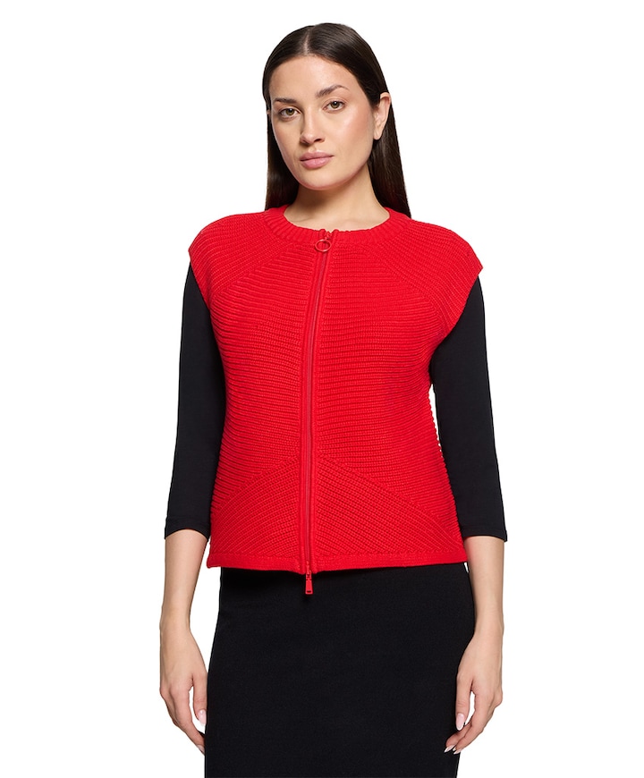 Dames vest rood
