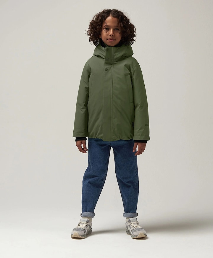 Jongens jas groen
