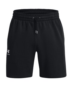 Ua Essential Fleece blk short zwart