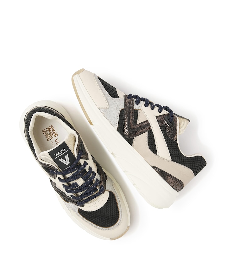 Vic Kyro dames sneakers zwart