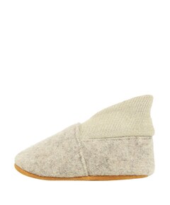 Wool Rib uniseks pantoffels  beige