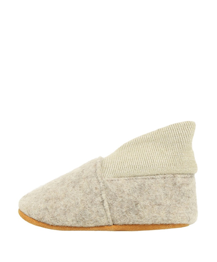 Wool Rib uniseks pantoffels  beige