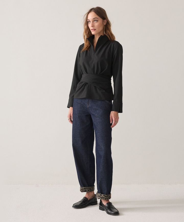 Dames top zwart