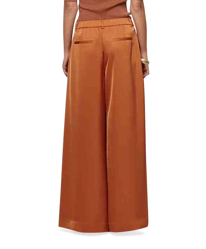 Onique wide leg  dames broek oranje