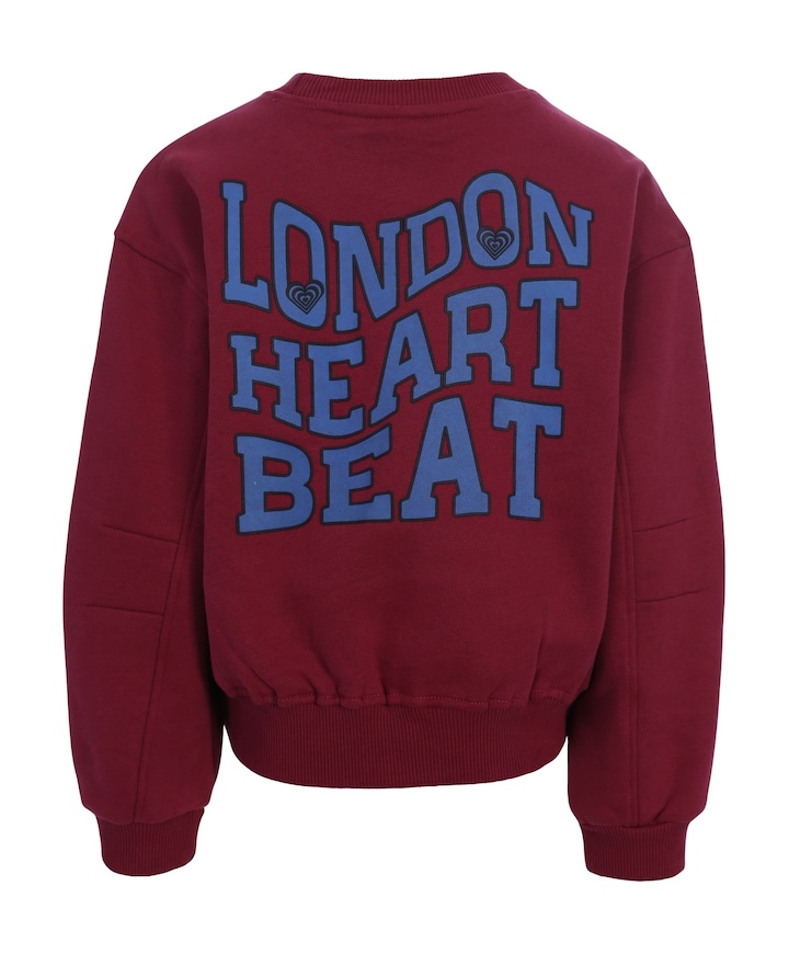 Meisjes sweater bordeaux
