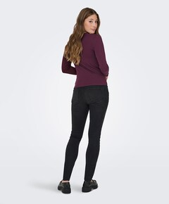 Dames longsleeve bordeaux