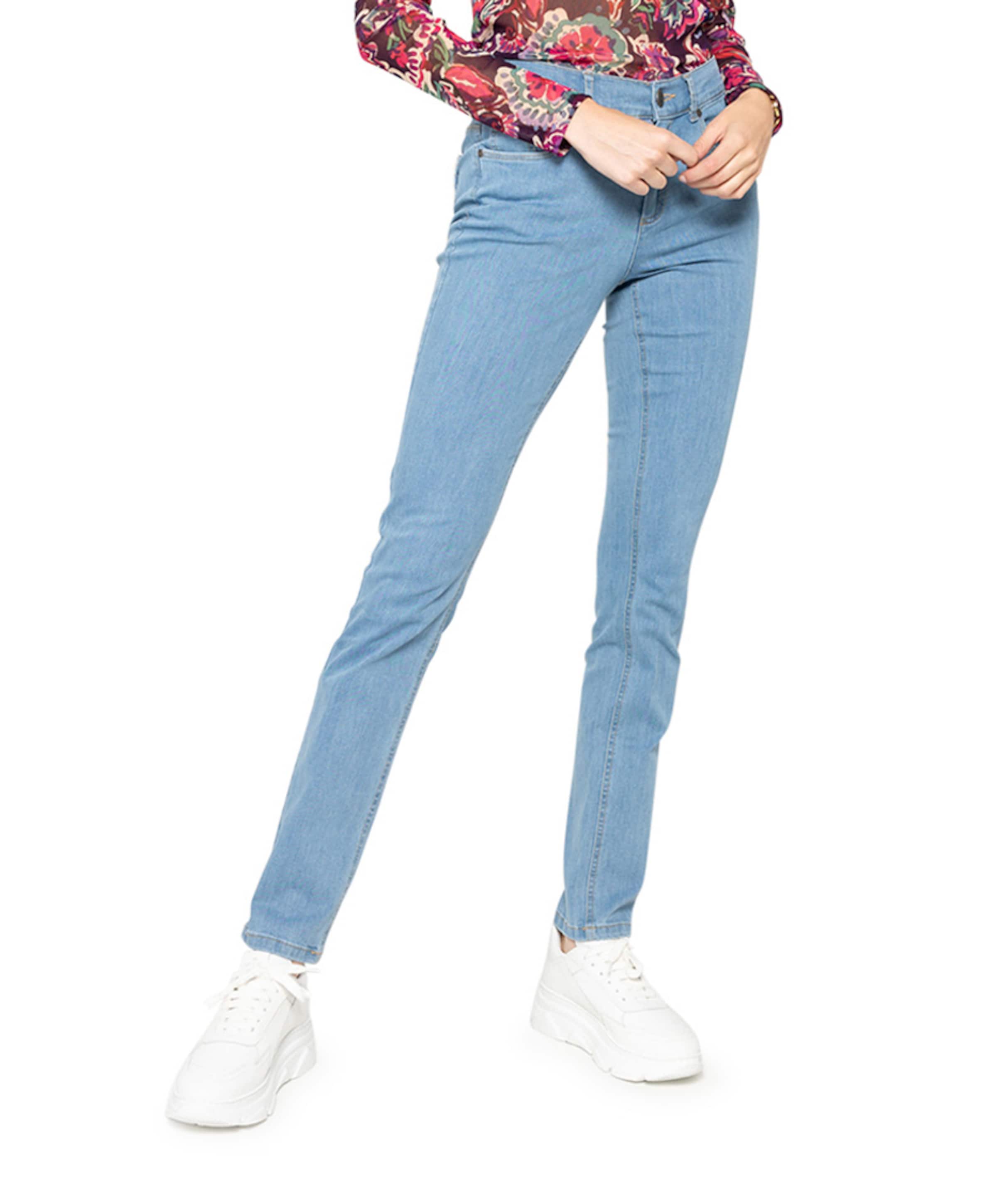 5 Pocket Super Stretch Lang dames broek blauw
