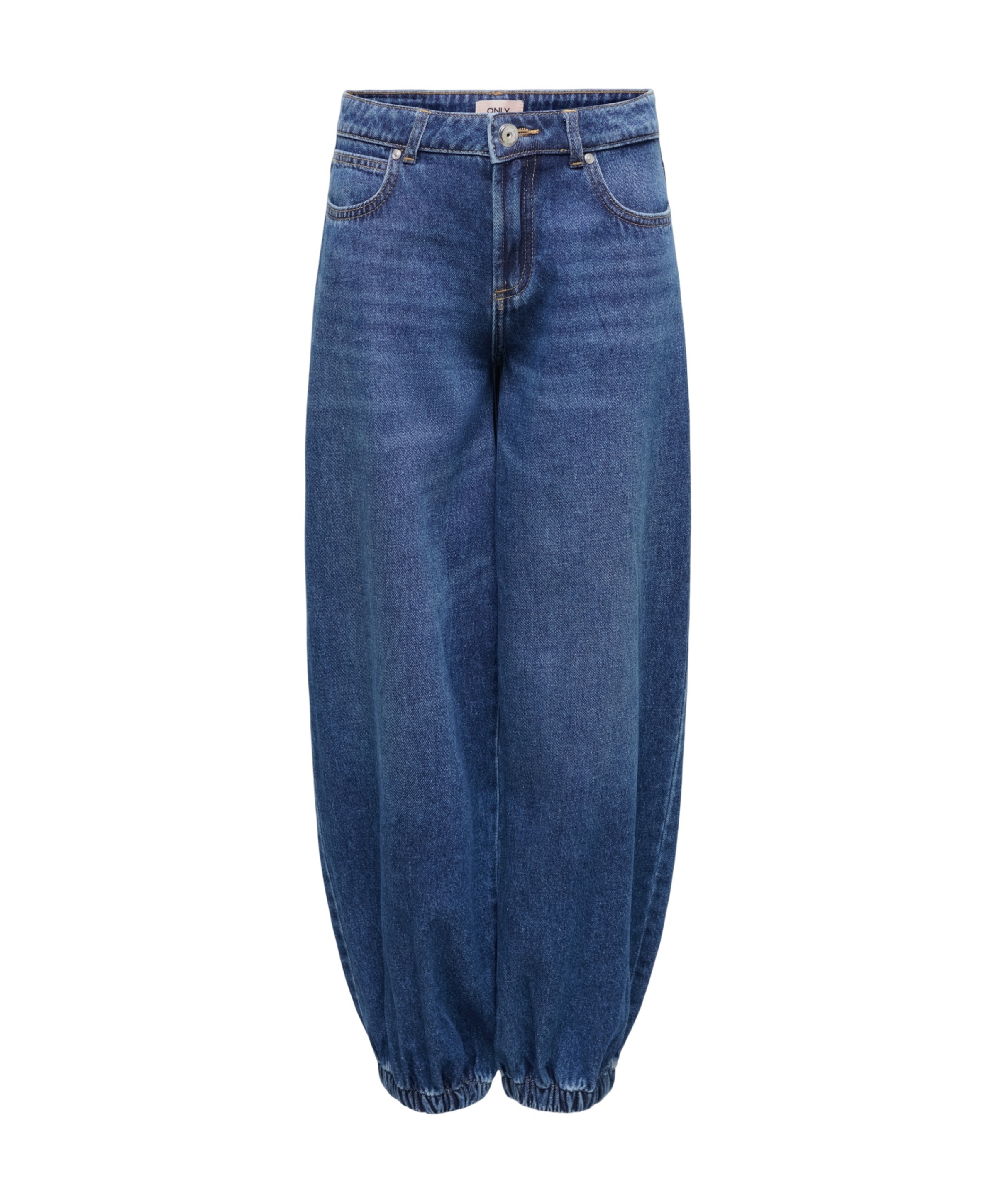 KOGFAYBI MW BALLOON DNM AKM meisjes jeans blauw