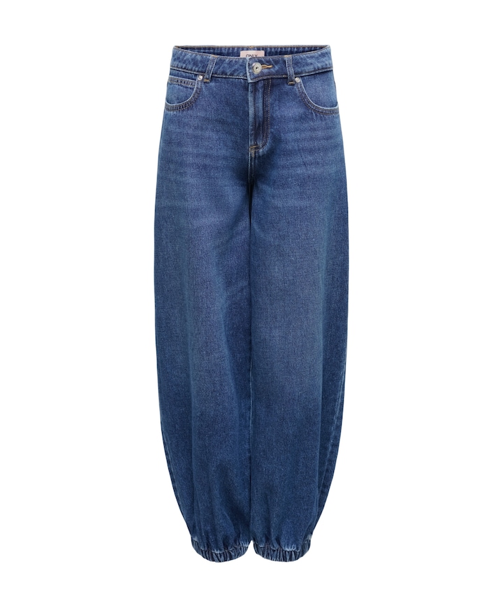 KOGFAYBI MW BALLOON DNM AKM meisjes jeans blauw