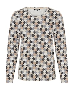 Dames longsleeve beige