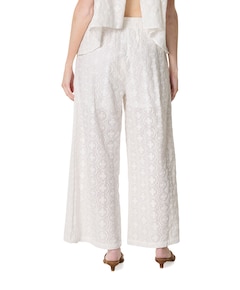 Francesco Pio dames pantalon wit