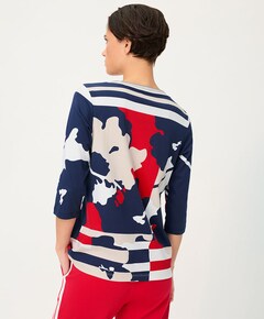 Dames longsleeve blauw