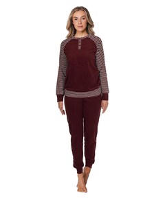 Pyjamaset bordeaux