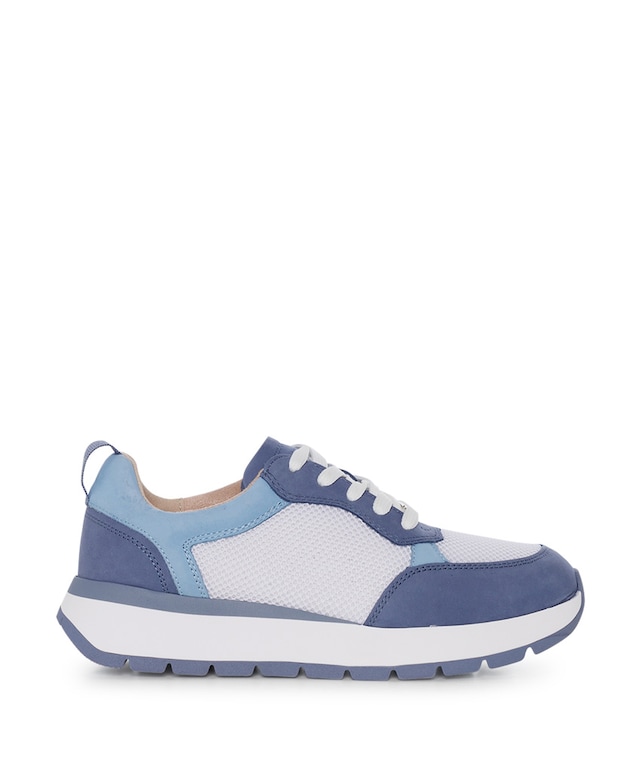 Women Lace-up sneakers blauw