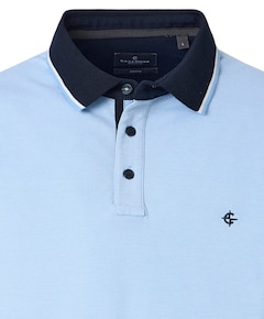 Heren polo blauw