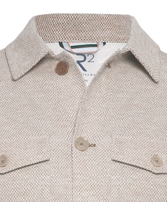 Heren overshirt beige