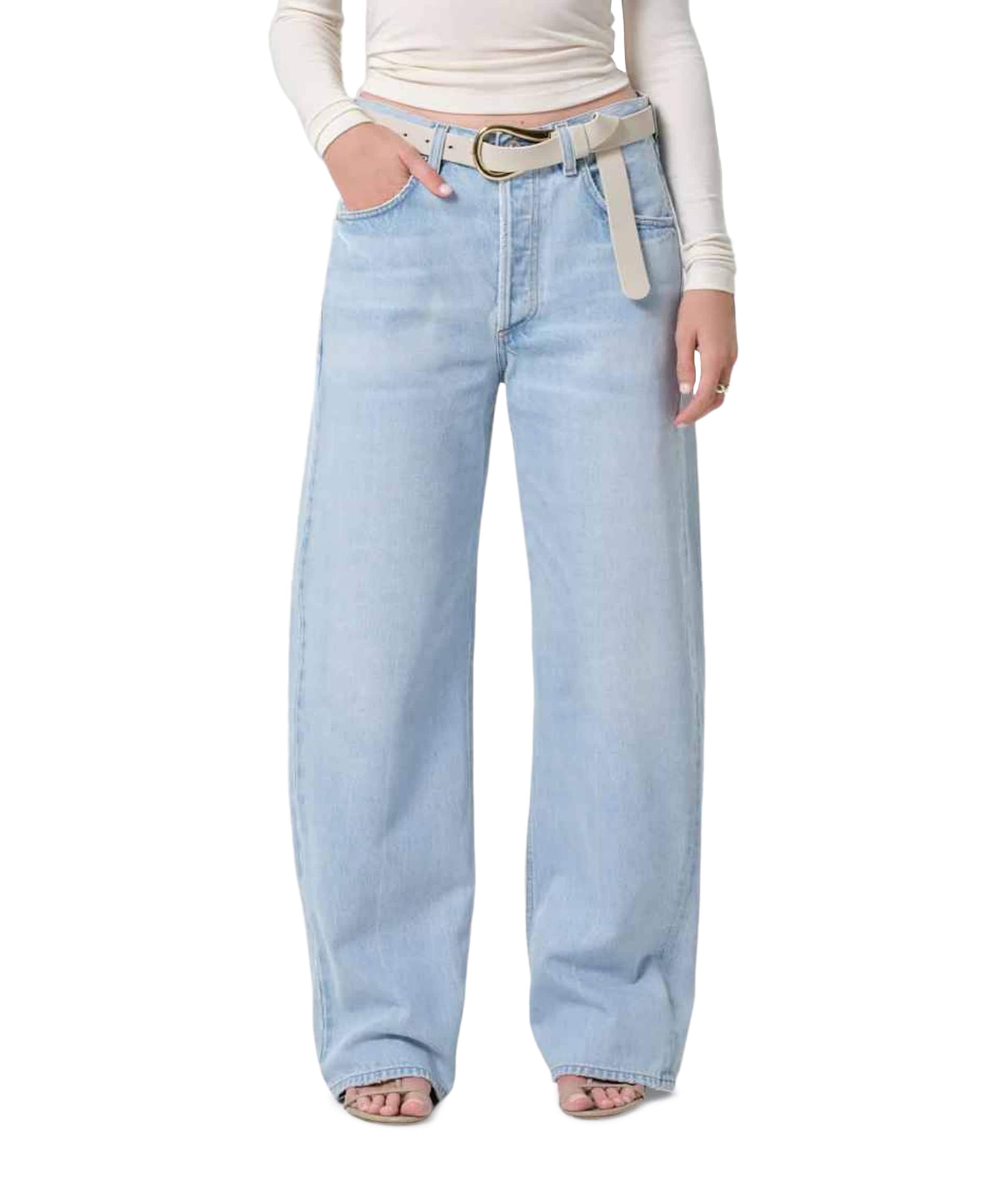 Ayla baggy  dames jeans blauw